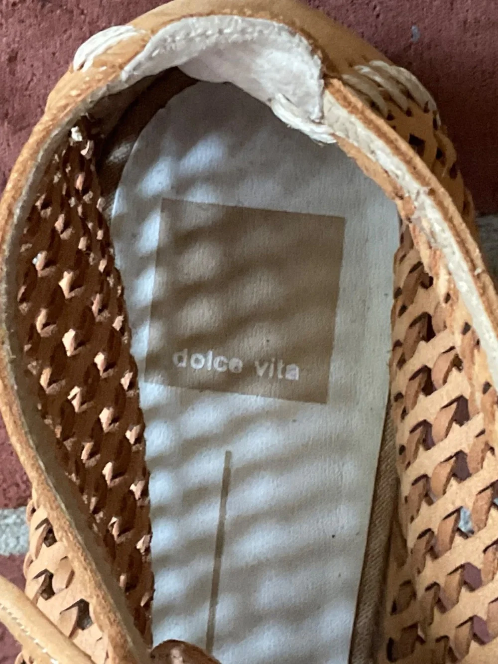 Dolce Vita Adam’s Boho Woven Leather Lace Up Loafers Size 8.5